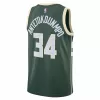 Milwaukee Bucks Bucks Antetokounmpo #34 2022/23 Swingman Jersey Green for men - Association Edition - uafactory