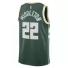 Milwaukee Bucks Khris Middleton #22 22/23 Swingman Jersey Hunter Green for men - Association Edition - uafactory