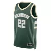 Milwaukee Bucks Khris Middleton #22 22/23 Swingman Jersey Hunter Green for men - Association Edition - uafactory