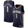 New Orleans Pelicans Zion Williamson #1 22/23 Swingman Jersey Navy for men - Association Edition - uafactory