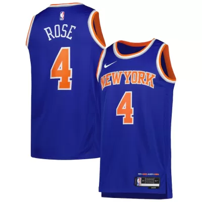 New York Knicks Derrick Rose #4 22/23 Swingman Jersey Blue for men - Association Edition - uafactory