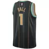 Charlotte Hornets LaMelo Ball #1 22/23 Swingman Jersey Black for men - City Edition - uafactory