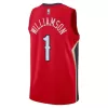 New Orleans Pelicans Zion Williamson #1 22/23 Swingman Jersey Red for men - uafactory