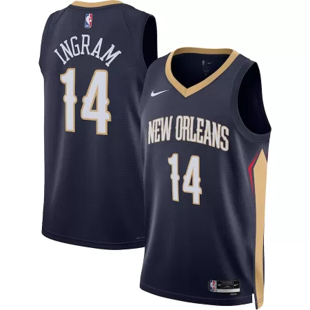 New Orleans Pelicans Brandon Ingram #14 22/23 Swingman Jersey Navy for men - Association Edition - uafactory