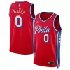 Philadelphia 76ers Tyrese Maxey #0 22/23 Swingman Jersey Red for men - Statement Edition - uafactory