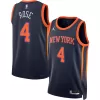 New York Knicks Derrick Rose #4 22/23 Swingman Jersey Navy for men - Statement Edition - uafactory