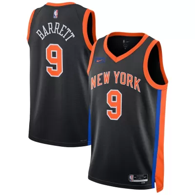 New York Knicks RJ Barrett #9 22/23 Swingman Jersey Black for men - City Edition - uafactory