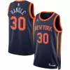 New York Knicks Julius Randle #30 22/23 Swingman Jersey Navy for men - Statement Edition - uafactory