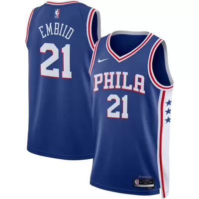 Philadelphia 76ers Joel Embiid #21 22/23 Swingman Jersey Blue for men - Association Edition - uafactory