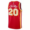 Atlanta Hawks John Collins #20 2022/23 Swingman Jersey Red for men - Association Edition - uafactory