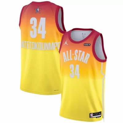 Milwaukee Bucks Bucks Antetokounmpo #34 All-Star Game 2022/23 Swingman Jersey Orange for men - uafactory