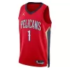 New Orleans Pelicans Zion Williamson #1 22/23 Swingman Jersey Red for men - uafactory