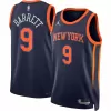 New York Knicks RJ Barrett #9 22/23 Swingman Jersey Navy for men - Statement Edition - uafactory