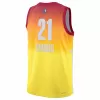 Philadelphia 76ers Joel Embiid #21 All-Star Game 22/23 Swingman Jersey Orange for men - uafactory