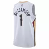 New Orleans Pelicans Zion Williamson #1 22/23 Swingman Jersey White for men - Association Edition - uafactory