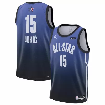 Denver Nuggets Nikola Jokic #15 All-Star Game 22/23 Swingman Jersey Blue for men - uafactory