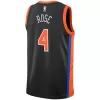 New York Knicks Derrick Rose #4 22/23 Swingman Jersey Black for men - City Edition - uafactory