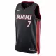 Miami Heat Kyle Lowry #7 22/23 Swingman Jersey Black for men - Association Edition - uafactory