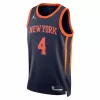 New York Knicks Derrick Rose #4 22/23 Swingman Jersey Navy for men - Statement Edition - uafactory