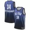 Milwaukee Bucks Bucks Antetokounmpo #34 All-Star Game 2022/23 Swingman Jersey Blue for men - uafactory