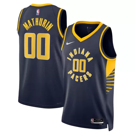 Indiana Pacers Bennedict Mathurin #00 2022/23 Swingman Jersey Navy for men - Association Edition - uafactory