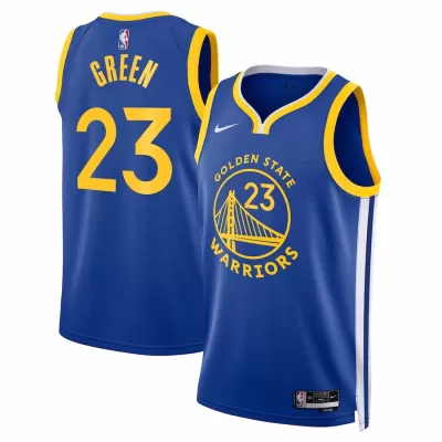 Men's Golden State Warriors Draymond Green #23 Royal Retro Jersey 22/23 - Icon Edition - uafactory