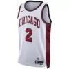 Chicago Bulls Lonzo Ball #2 22/23 Swingman Jersey White for men - City Edition - uafactory