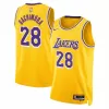 Los Angeles Lakers Rui Hachimura #28 2022/23 Swingman Jersey Gold for men - Association Edition - uafactory