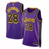 Los Angeles Lakers Rui Hachimura #28 2022/23 Swingman Jersey Purple for men - Statement Edition - uafactory