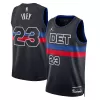 Detroit Pistons Jaden Ivey #23 2022/23 Swingman Jersey Black for men - Statement Edition - uafactory