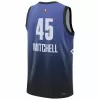 Cleveland Cavaliers Donovan Mitchell #45 All-Star Game 2022/23 Swingman Jersey Blue for men - uafactory