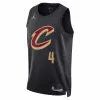 Cleveland Cavaliers Evan Mobley #4 22/23 Swingman Jersey Black for men - Statement Edition - uafactory