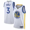 Men's Golden State Warriors Jordan Poole #3 White Retro Jersey 22/23 - uafactory