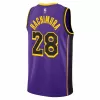 Los Angeles Lakers Rui Hachimura #28 2022/23 Swingman Jersey Purple for men - Statement Edition - uafactory