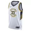 Indiana Pacers Myles Turner #33 2022/23 Swingman Jersey White for men - Association Edition - uafactory