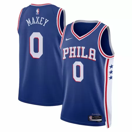 Philadelphia 76ers Tyrese Maxey #0 22/23 Swingman Jersey Royal for men - Association Edition - uafactory