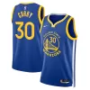 Men's Golden State Warriors Stephen Curry #30 Royal Retro Jersey 22/23 - Icon Edition - uafactory