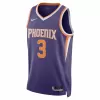 Phoenix Suns Chris Paul #3 22/23 Swingman Jersey Purple for men - Association Edition - uafactory