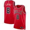 Zach LaVine #8 22/23 Swingman Jersey Red for men - Association Edition - uafactory