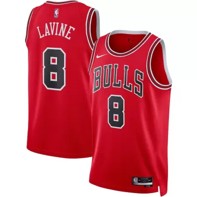 Zach LaVine #8 22/23 Swingman Jersey Red for men - Association Edition - uafactory