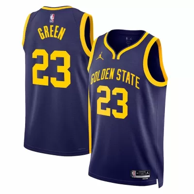 Men's Golden State Warriors Draymond Green #23 Navy Retro Jersey 22/23 - Statement Edition - uafactory