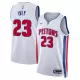 Detroit Pistons Jaden Ivey #23 2022/23 Swingman Jersey White for men - Association Edition - uafactory