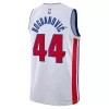 Detroit Pistons Bojan Bogdanovic #44 2022/23 Swingman Jersey White for men - Association Edition - uafactory