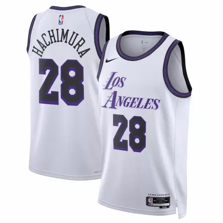 Los Angeles Lakers Rui Hachimura #28 22/23 Swingman Jersey White for men - City Edition - uafactory