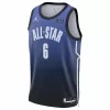 Los Angeles Lakers LeBron James #6 All-Star Game 2022/23 Swingman Jersey Blue for men - uafactory