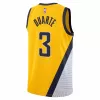 Indiana Pacers Chris Duarte #3 2022/23 Swingman Jersey Yellow for men - Statement Edition - uafactory