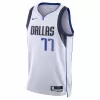 Dallas Mavericks Luka Doncic #77 2022/23 Swingman Jersey White for men - Association Edition - uafactory