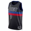 Detroit Pistons Killian Hayes #7 2022/23 Swingman Jersey Black for men - Statement Edition - uafactory