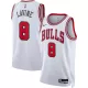Chicago Bulls Zach LaVine #8 22/23 Swingman Jersey White for men - Association Edition - uafactory