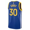 Men's Golden State Warriors Stephen Curry #30 Royal Retro Jersey 22/23 - Icon Edition - uafactory